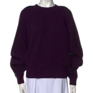 Isabel Marant Wool Crew Neck Sweater 1501 Size: M | US6, FR38 purple